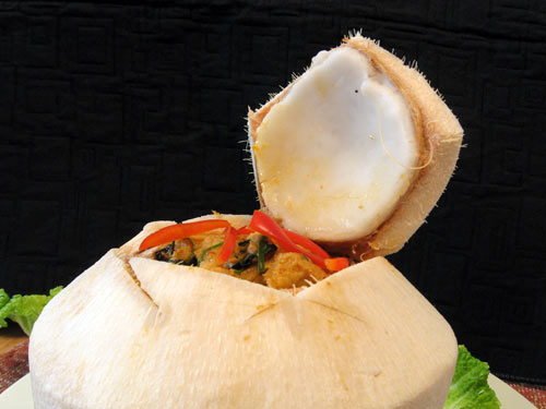 Coconut fish side view