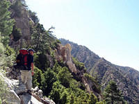 Along the way down Canyon del Diablo